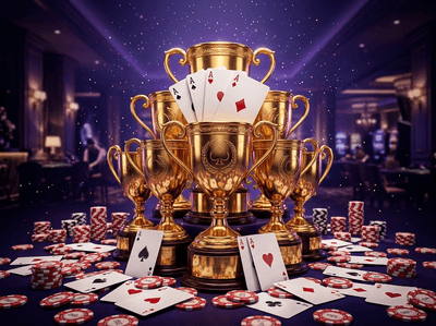 Premium na interface ng Tongits online card game na may mga luxury casino elements